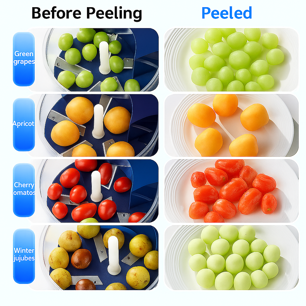Smart Automatic Fruit Peeler – Easy & Efficient Peeling at Home（2-Year Warranty）
